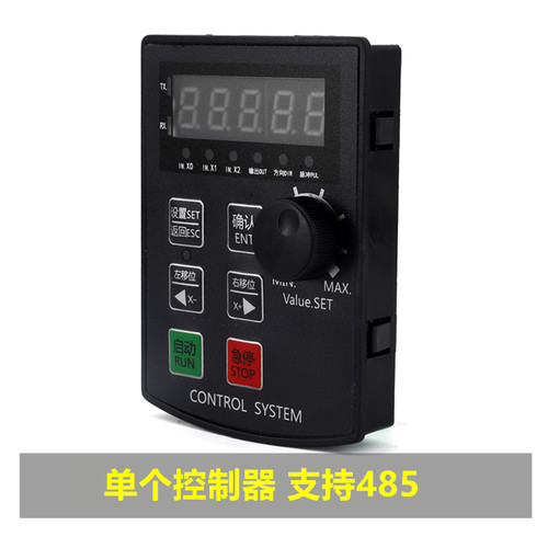 HF020单轴步进伺服马达脉冲驱动控制器旋钮调速电位CS10-6程式设