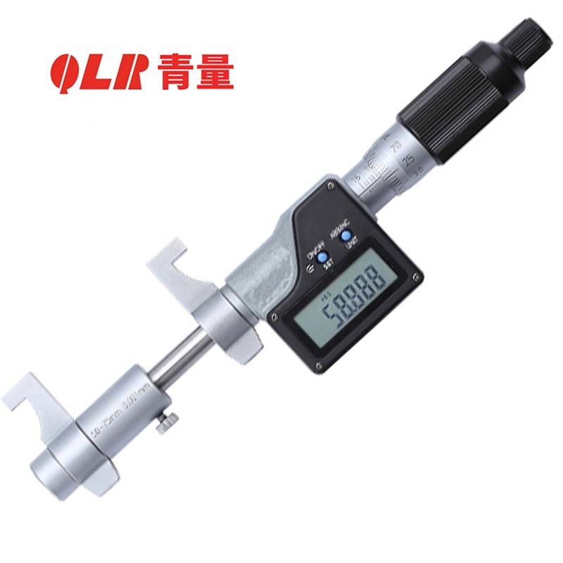 青海量具数显内测千分尺高精度0.001固定座配件测厚仪电池内径孔