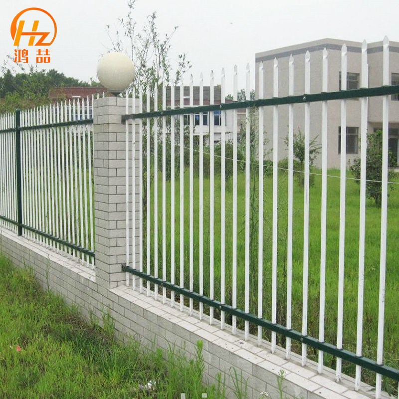 锌钢围墙护栏小区户外别墅围栏墙隔离防护栏庭院锌钢围栏围墙栅栏