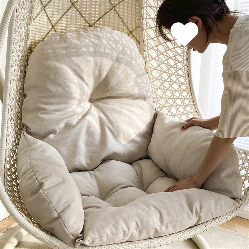 秋千椅垫靠垫吊吊椅吊篮加厚可拆洗鸟巢藤椅摇椅坐垫摇篮座垫包邮