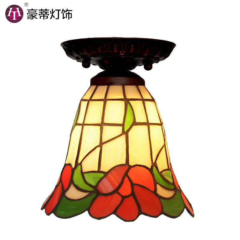 厂家直销帝凡尼复古田园美式小吸顶灯 过道阳台飘窗走廊橱柜灯