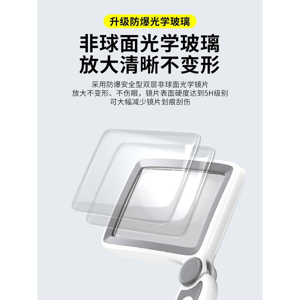 德国放大镜高39340老清正品老用随身携带人机幕1手0倍放大屏器读