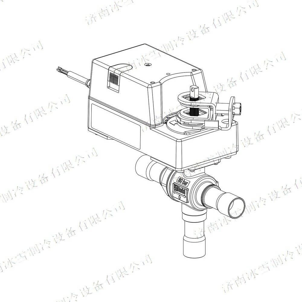 Castel卡士妥三通电动球阀6690EM/M42A6(3),带ODS铜接头