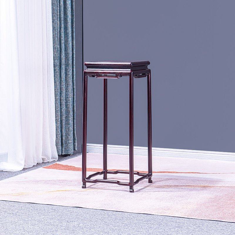 艺铭天下血檀花架客厅置物架非洲小叶紫檀花架子实木花台盆景架子