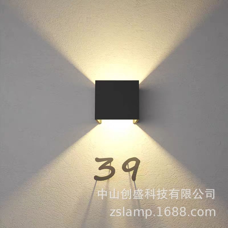 阳台防水壁灯过道走廊楼梯灯现代简约室外别墅庭院外墙双头壁灯
