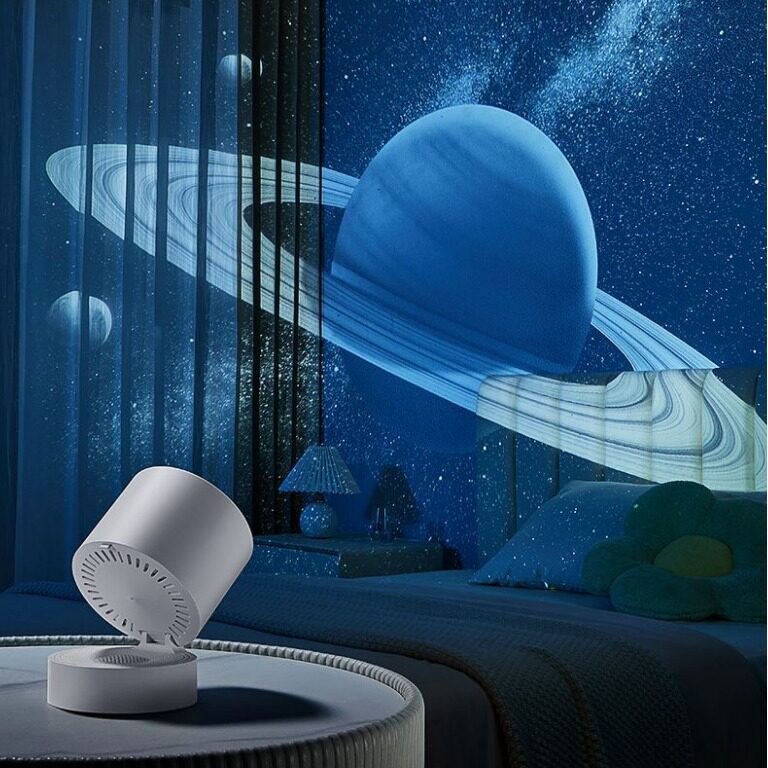 星辰视界流星旋转蓝牙投影灯