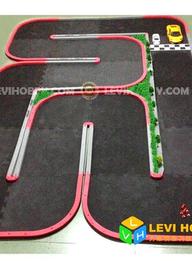 3X2米EVA易组装遥控车EASYLAP计时器跑道轨道RC玩具车赛道