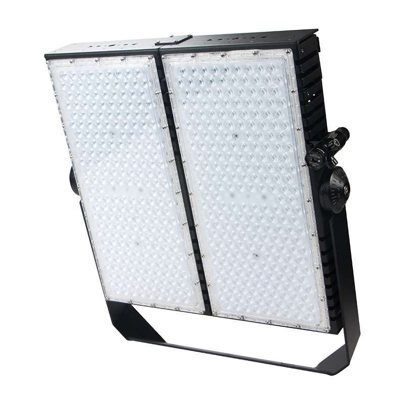 新款鳍片模组LED投光灯2000W瓦大功率球场灯泛光灯码头港口高杆灯