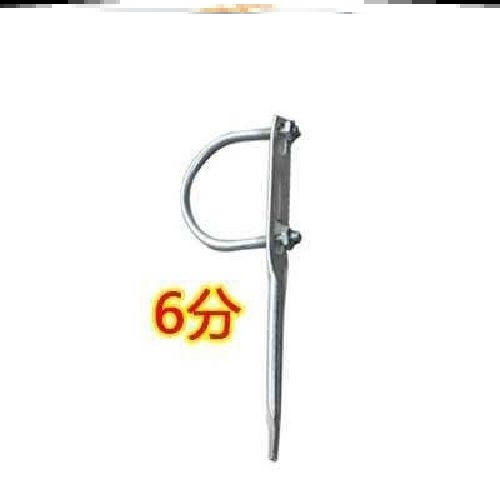 U型管卡管道固定件铁管夹管箍PPR管卡钩钉M金属管卡暖气水管镀锌