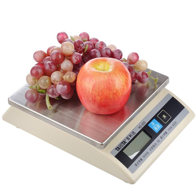 日本TANITA百利达厨房秤小型电子称KD-200炊事秤 食物 烘培秤精准