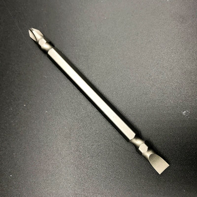 高硬度合金钢十字一字两用电批头双头风批嘴电动螺丝刀头咀起子头