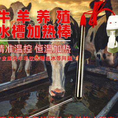 牛羊猪马养殖场畜牧饮水槽全自动恒温电加热管棒控温水箱桶加热器
