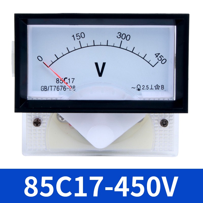 85C17直流电流电压表指针式450V 3A 5A E10A 30A 50A 100A 200A