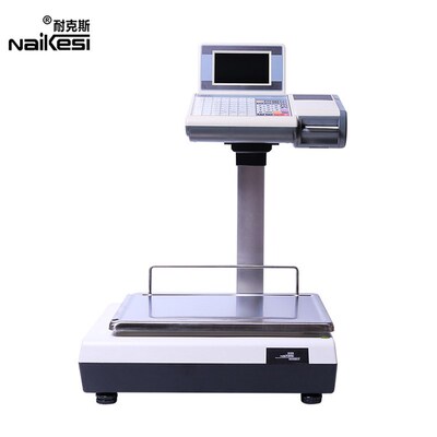 厂家热销电子台秤ADS-302T 不锈钢计重台秤 条码标签仪表秤