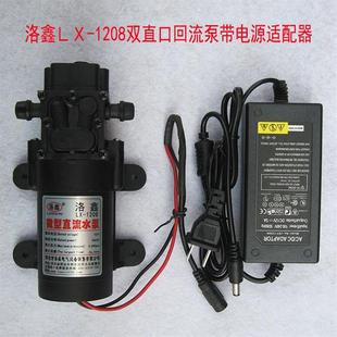 微型水泵自吸泵带电源转换器抽水泵220V家用小水泵隔膜泵电动