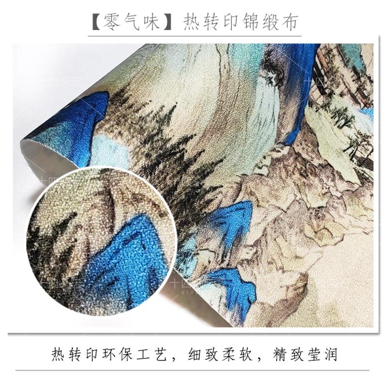 新中式客厅沙发电视背景墙壁纸素雅复古竹子墙布茶室墙纸定制壁画