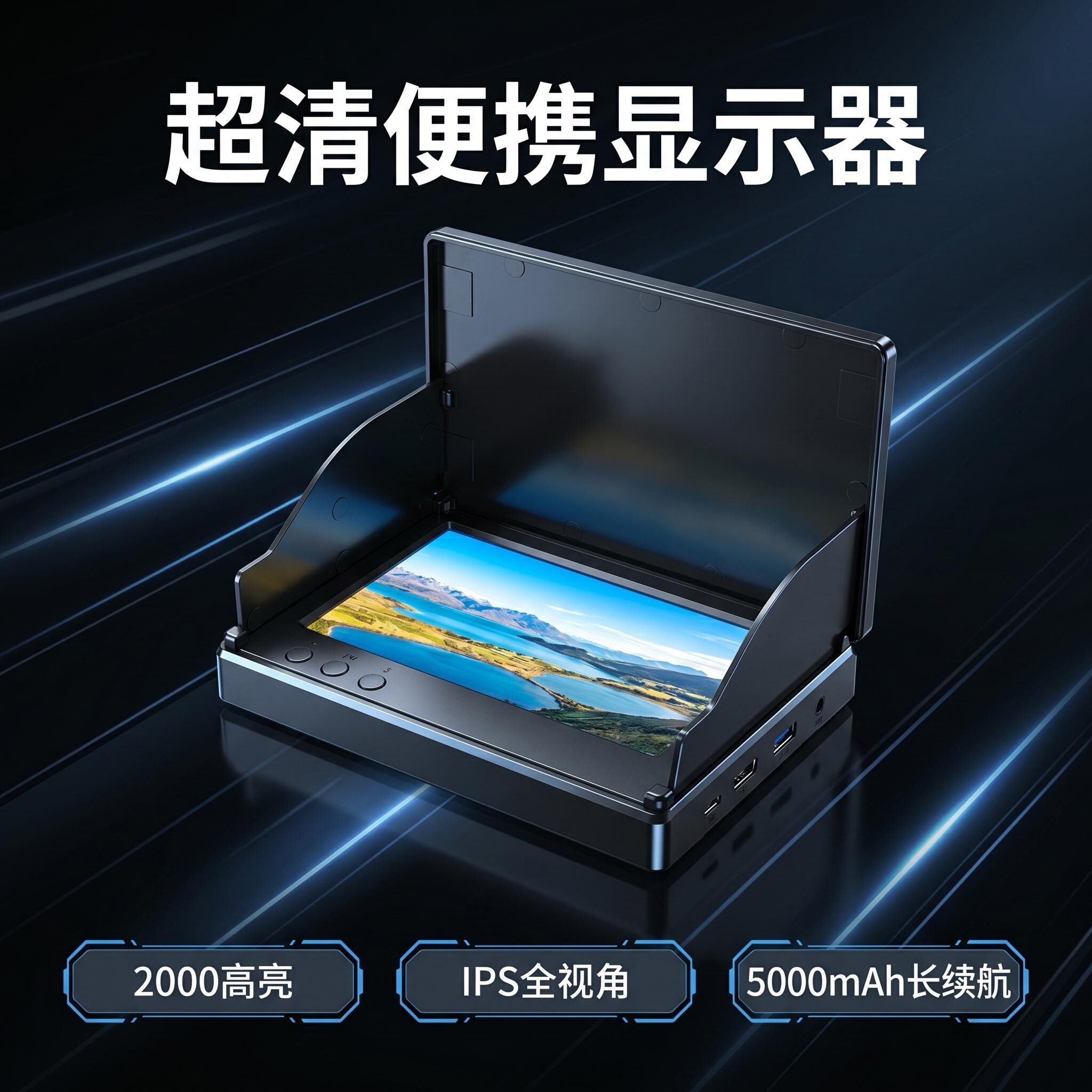 超清夜视感温探鱼器超清显示器