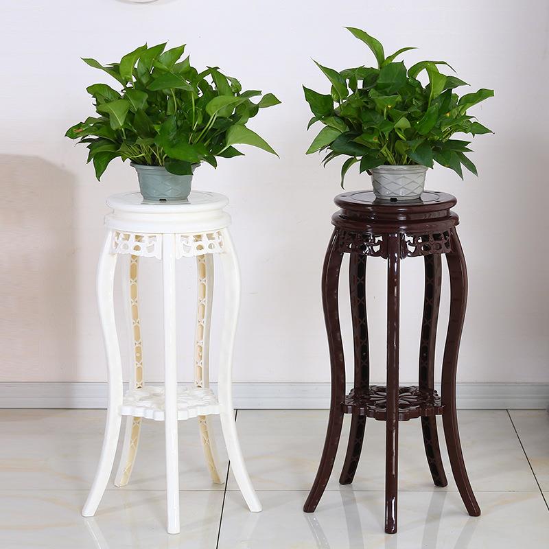 花架多层省空间绿萝仿实木花盆架仿古中式客厅阳台室内落地置物架