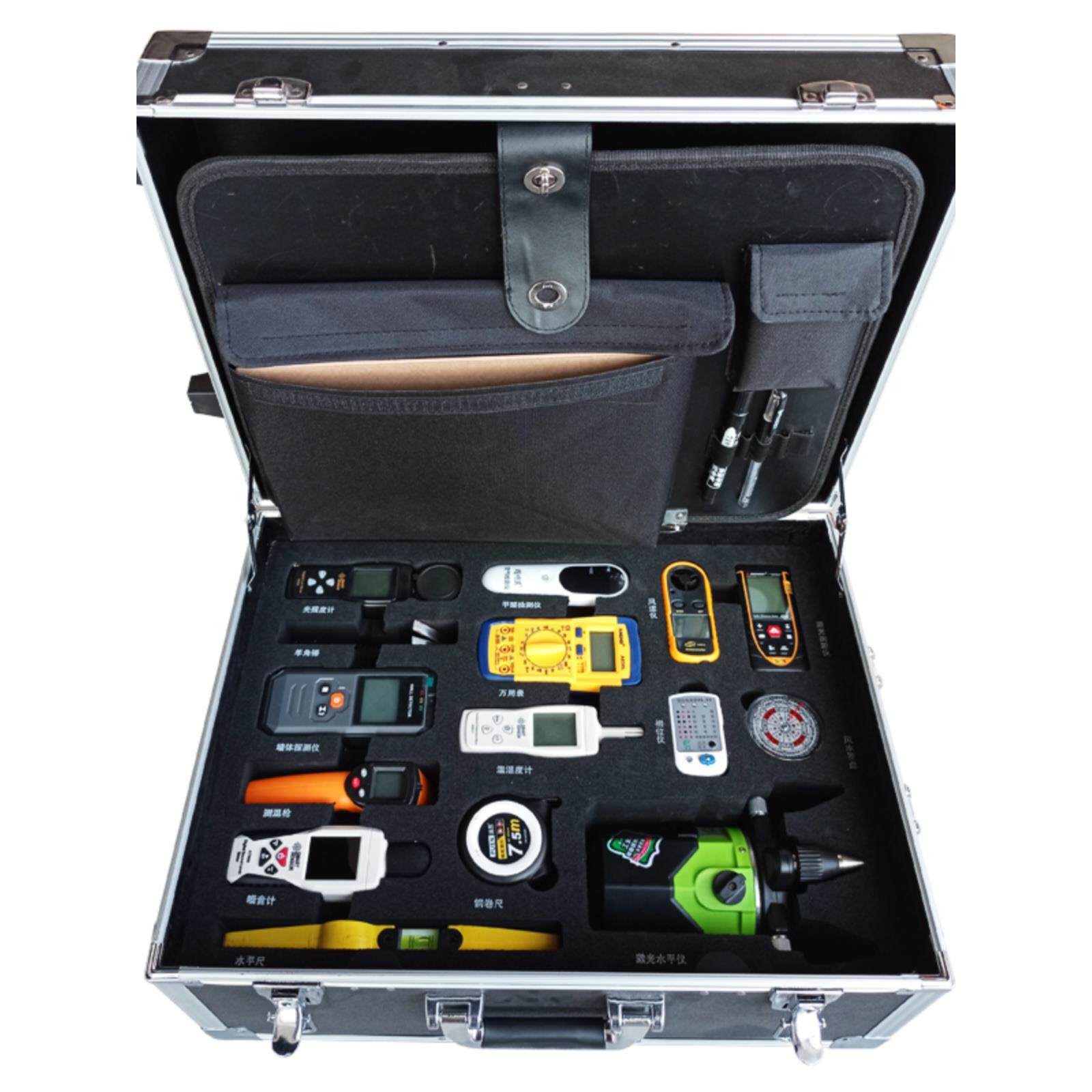 空包鼓锤验房工具套房装多功能专业收房验具2米靠尺工程工具工箱