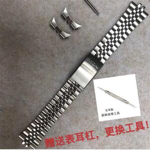手表配件 不锈钢表带钢带 老梅花307系列表带 309系列表带 宽18mm
