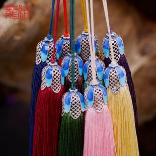 龙结景泰蓝流苏穗子手工新款编织吊苏古服饰吊穗可加工做直销