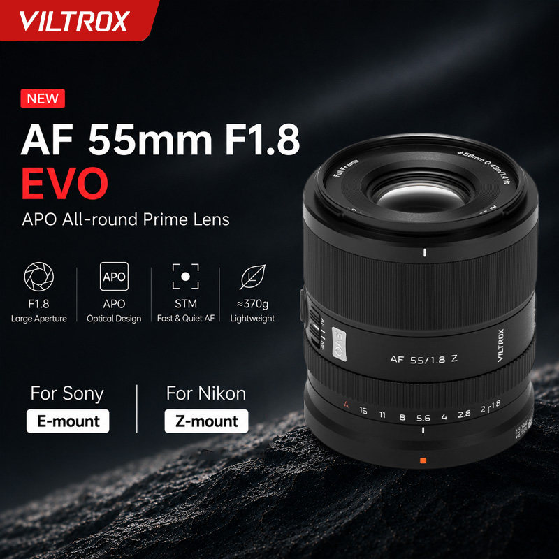 VILTROX Full Frame AF 55mm F1.8 Lens for Sony E Nikon Z