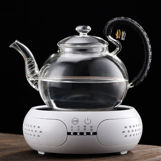 全玻璃煮茶器全自动家用烧水壶电陶炉加热黑茶煮茶壶耐热茶具套装