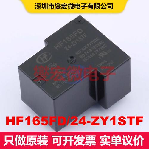 HF165FD/24-ZY1STF Through Hole 功率继电器 继电器