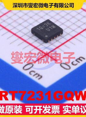 RT7231GQW WDFN-10-EP(3x3) DC-DC电源转换器芯片IC
