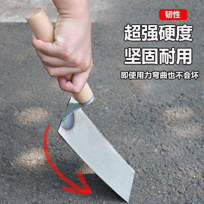 锰钢一体成型皿子泥工抹灰工具砌砖刀灰匙锰钢泥工瓷砖瓦工工具