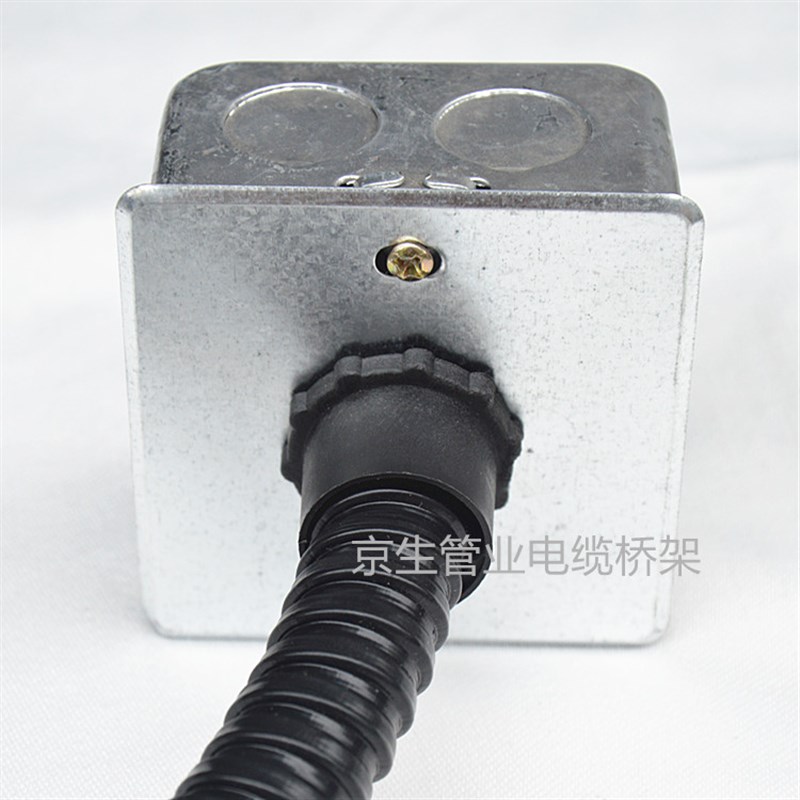 包塑金属软管尼龙接头穿线软管黑接头快速直插蛇S皮管锁母塑料接