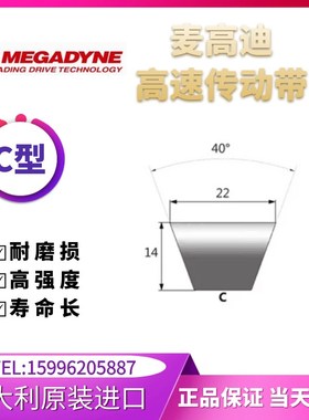 进口麦高迪高速皮带C88/C89/C90/C91/C92/C93/C94/C95/C96/C97