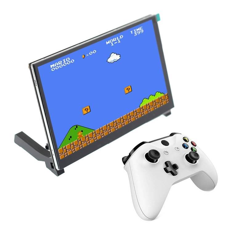 7屏显示器支架寸树莓派lcdhdmi显示屏raspberrypib+4b带支架-h*
