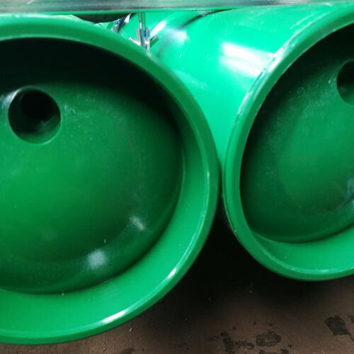 pvc竹筏管竹排排水管白色绿色内堵头直径160管200管检查排水口
