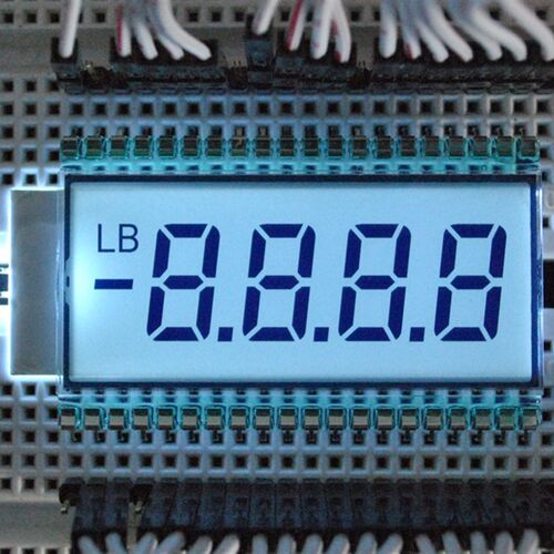 大连奇耘工业超宽温4位8字段码液晶数码管TN断码LCD液晶屏EDS805