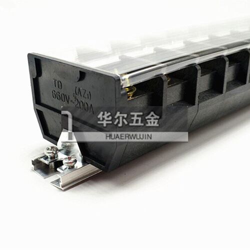 TD-20010导轨接线端子排 200A 10位固定式电线接插件连接器铜件