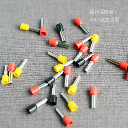 VE6012欧式端子针形端子管型预绝缘端子管形冷压接线插针E6012