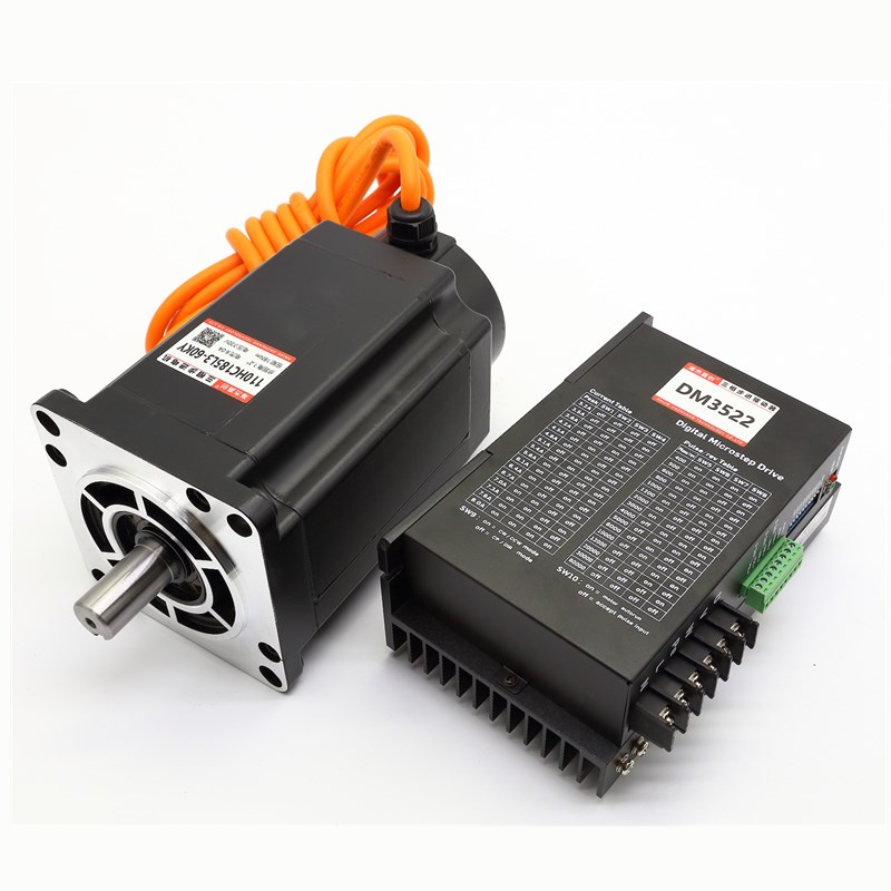 110/130步进电机套装驱动器马达混合式大功率大扭矩两相三相220V