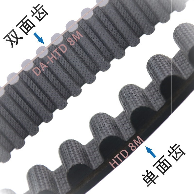 8M528同步带HTD 528-8M 66齿 圆弧齿 齿形带 传动带 工业皮带橡胶
