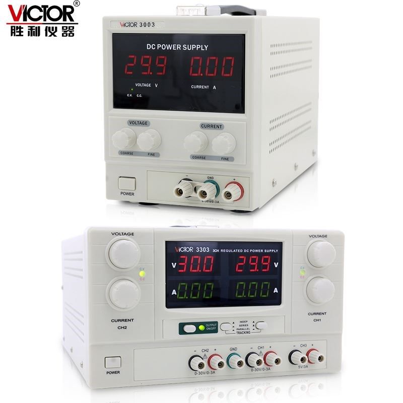 胜利仪器 VC3003系列线性电源3位数显直流稳压电源30V/3A 单路