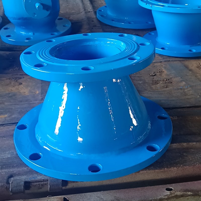 双盘法兰大小头 DN100水泵自来水管道无缝异径管接头 碳钢同心变