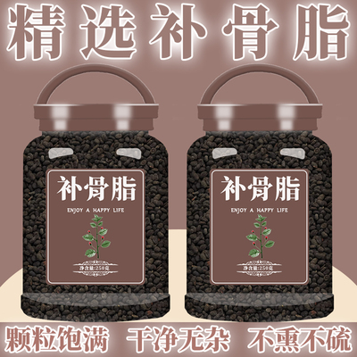 补骨脂中药材500g克野生补骨脂粉破故纸新货补骨脂黑故子婆固脂