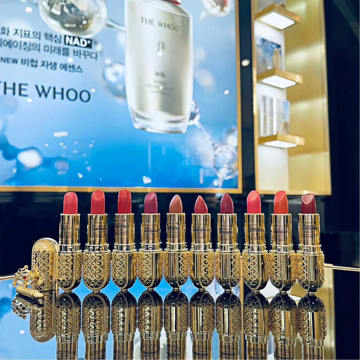 WHOO后拱辰享美皇后之吻奢华口红滋润防水显气色3.5g韩国本土代购
