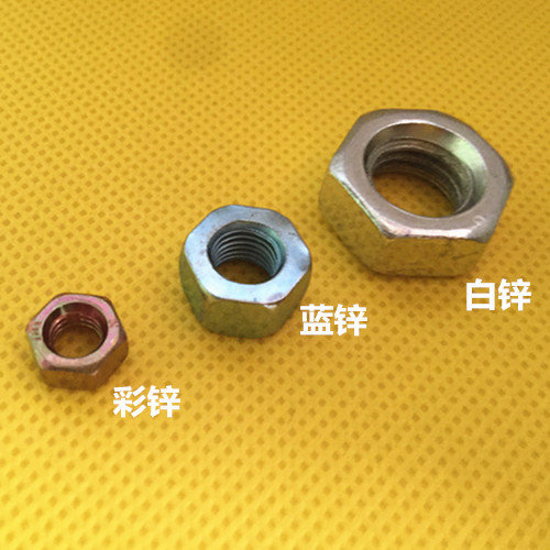 加厚窄边镀锌六角螺母M8/M10