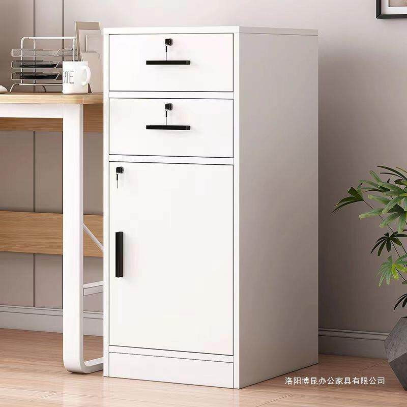 床头柜简约现代床边收纳柜带锁储物柜边柜家用卧室置物矮柜小柜子