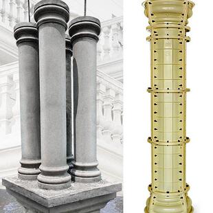 罗马柱子模具圆柱光面柱模型别墅圆形水泥小柱子装饰建筑模板全套
