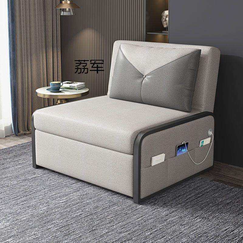 LJLL荔军多种功能单人沙发床两用无扶手抽拉式折叠阳台新款伸缩