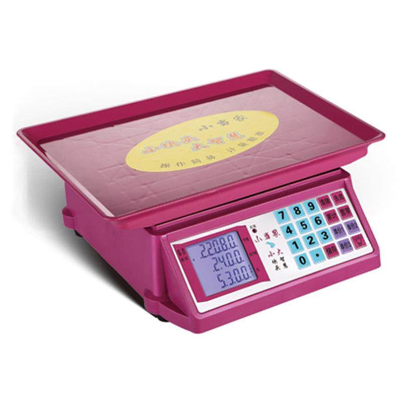 出口外贸英文版电子秤小当家电子计价秤30kg40kg电子秤水果蔬菜秤