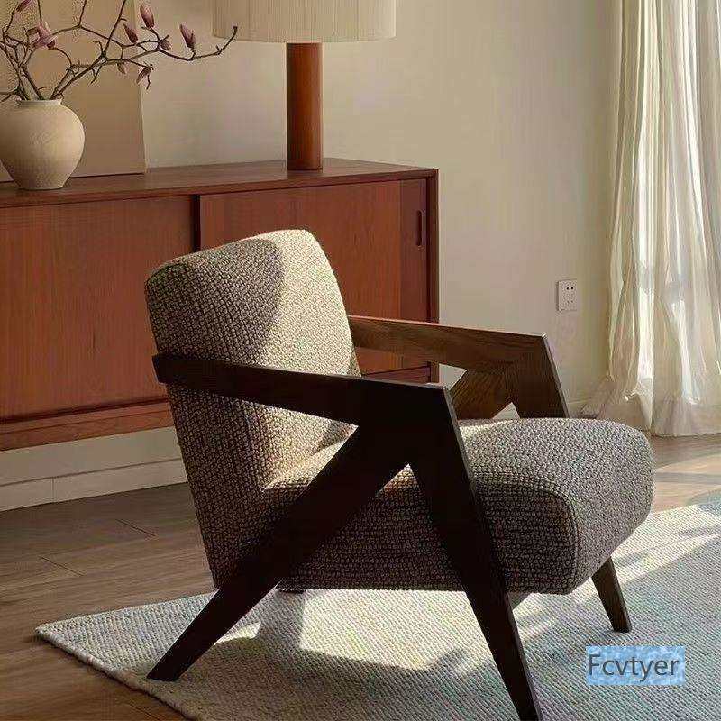 百洛木理查德懒人沙发椅设计师单人沙发椅客厅法式中古子实阳台休