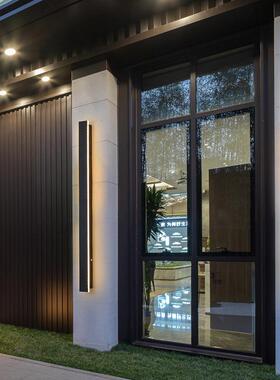 新款户外防水led壁灯极简长条别墅庭院灯门前灯BD63